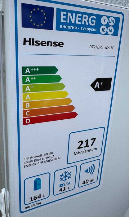 Холодильник Hisense DT-27DR4 White 206 л