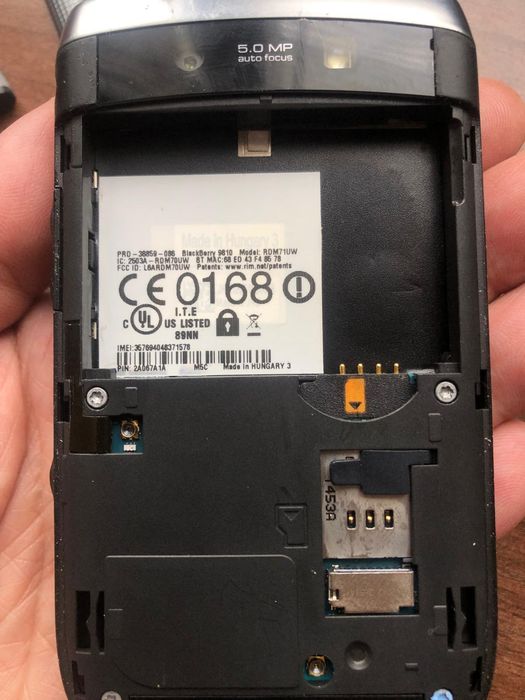 Vand Blackberry  9810