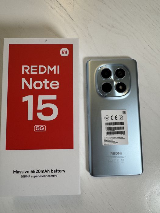 Xiaomi REDMI Note 15 5G + Încărcător rețea