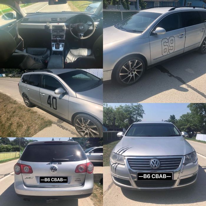 Dezmembrez Passat B6 Sedan Combi 2.0 Bmp Cbab Blr Xenon Negru Gri