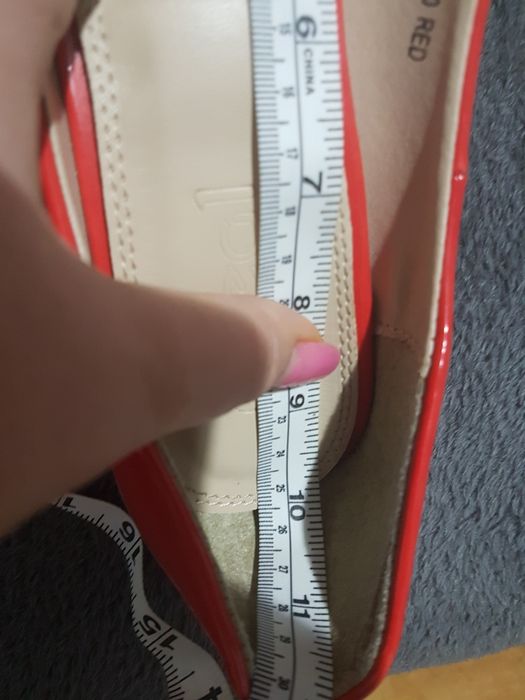 Pantofi rosii platforma-eleganti