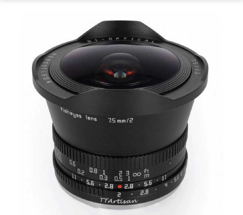 Объектив TTArtisan 7.5mm f/2.0 M43 Fisheye