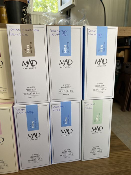 Дамски и мъжки парфюми на Mad