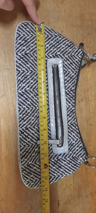 Geanta Guess,material textil și piele