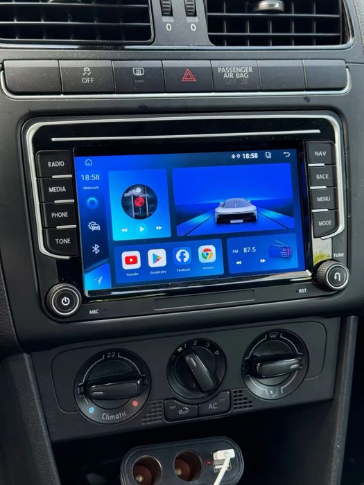 Navigatie Android Seat Skoda Golf Passat b6 b7 Golf 5 6 Caddy Tiguan