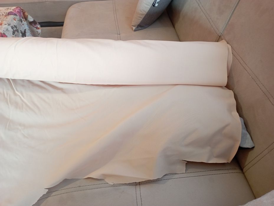 Плат цяла ролка цвят екрю