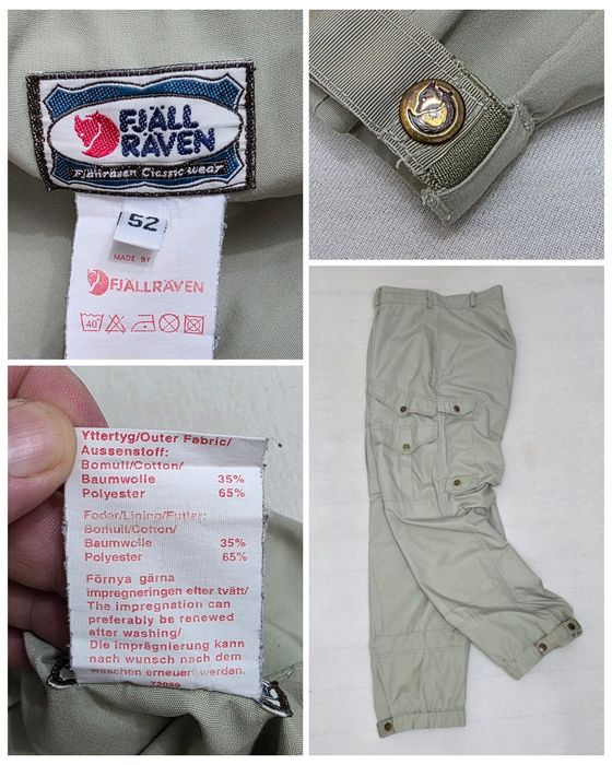Pantaloni tehnici FJALLRAVEN G1000, convertibili 2 în 1, outdoor nr 52