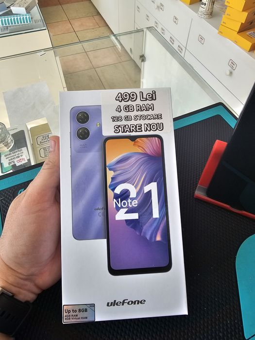 Ulefone Note 21, 4/128 GB, Nou, 2 ani garanție