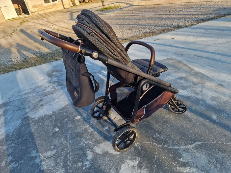 Количка, столче за кола, кош Peg Perego Veloce, цвят Fiat 500