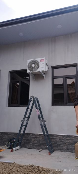 Konditsioner o'rnatamiz, Установка кондиционер