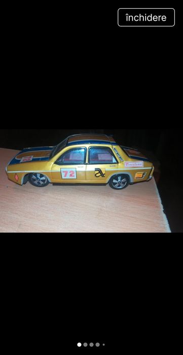 Jucărie veche Renault 12 Rallye Paya