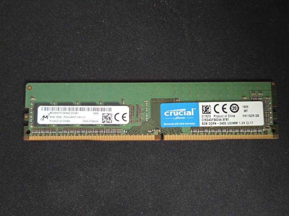 Memorie ram Crucial DDR4 8gb 2400mhz cl17