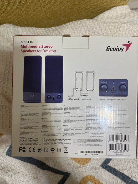 Продам настольные колонки Genius SP-S110