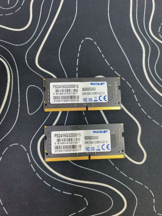 ОЗУ Patriot DDR4 16GB 3200 частота в идеальном состоянии
