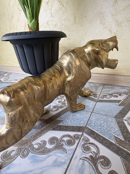 Tigru Bronz  6Kg / 65Cm Antichitati