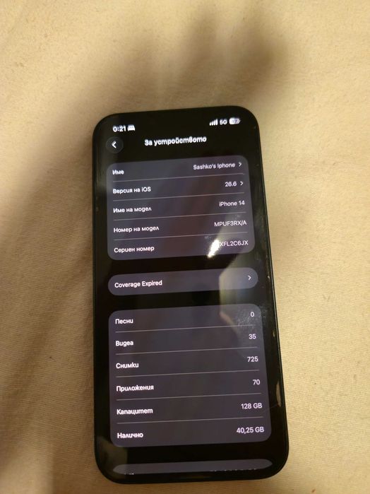 Iphone 14 128gb black