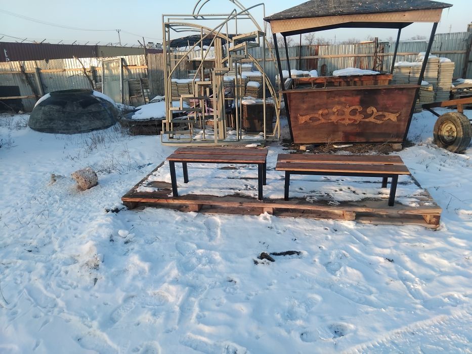 Скамейка 1170×400×400мм