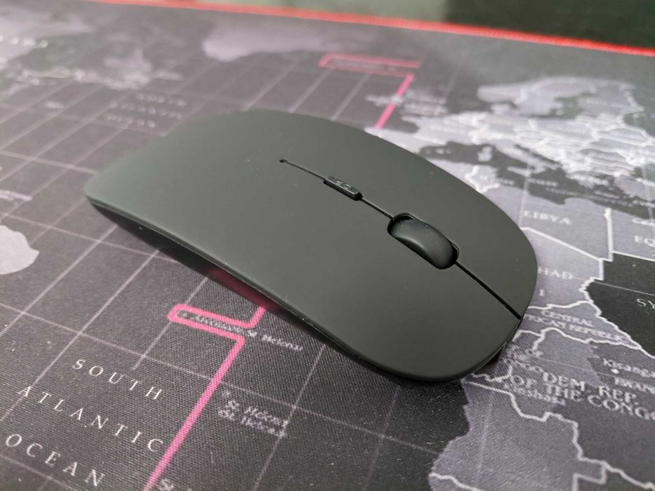 Mouse Wireless, Acumulator, 3 moduri conectare, 4800 DPI, NOU