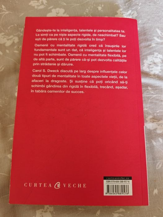 Vând cartea Mindset