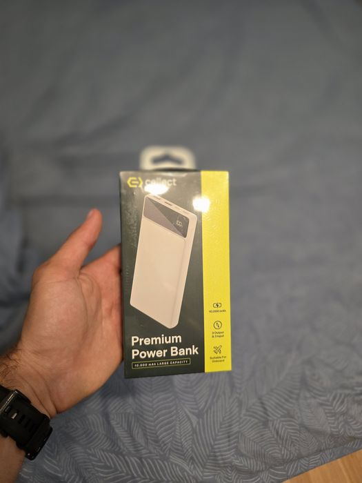Cellect Premium Power Bank 10 000 mAh – НОВ, Запечатан!