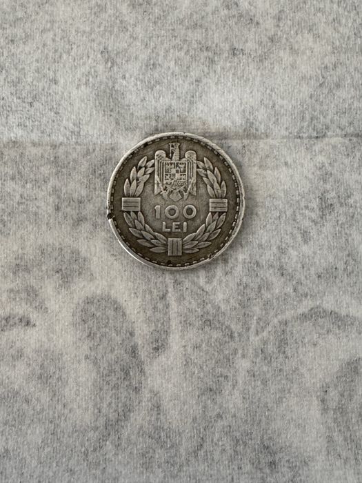 Monedă din argint 100 lei