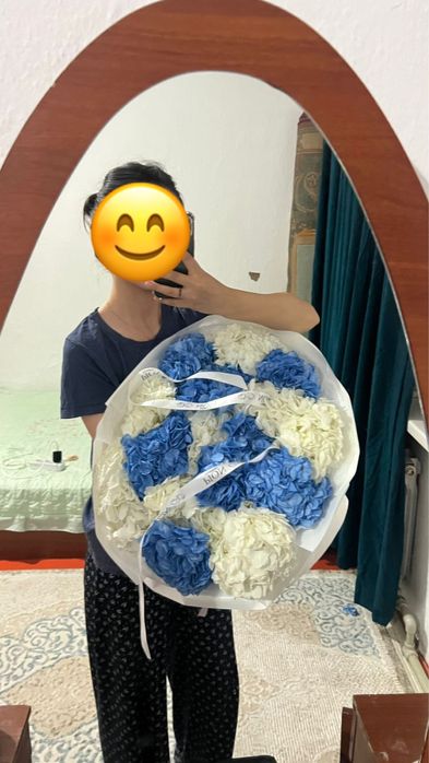 Цветы гортензия свежий