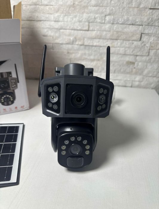 Camera video 4G cu SIM supraveghere cu panou solar