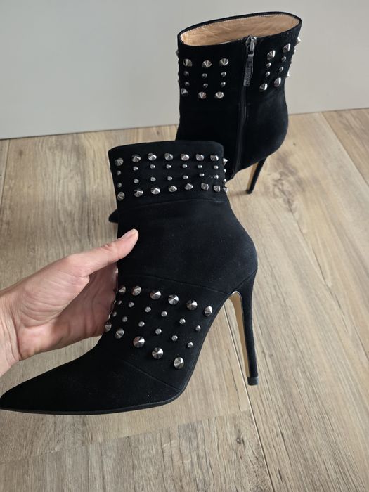 Нови боти Baldinini 40 размер естествен велур и кожа