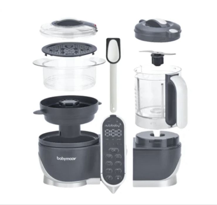 Robot multifunctional 5in1 Nutribaby, Gri, Babymoov