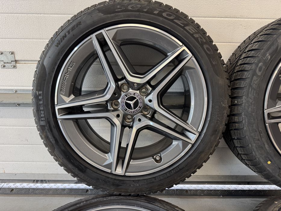 Jante originale Mercedes AMG R18 E class W213 echipate iarna noi