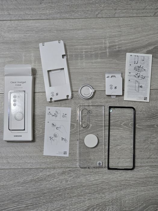 Carcasă transparentă originală Samsung EF-XF946 pentru Galaxy Z Fold5