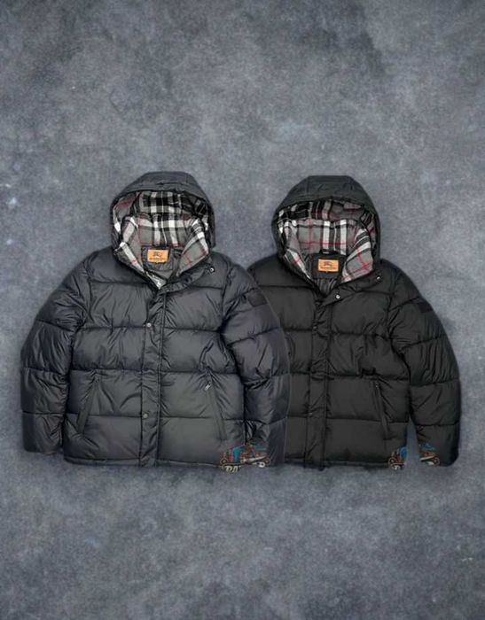 Burberry зимний пуховик мужской