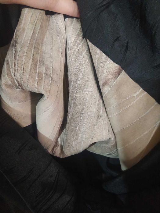 Шуба норка, воротник чернобурка