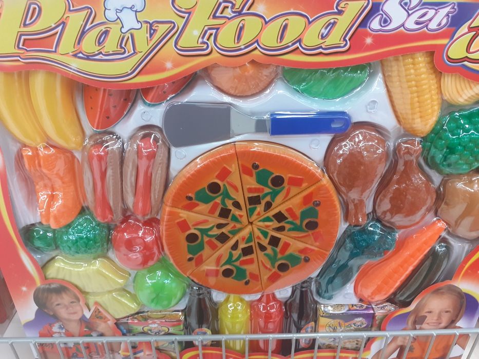 Детска Кухня Игра Комплект Пластмасови Играчки Храни Деца