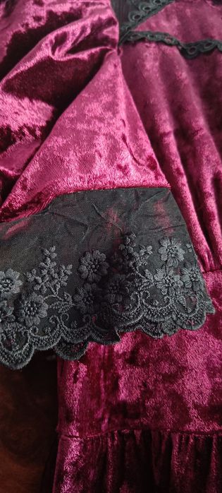 Rochie gotică din catifea