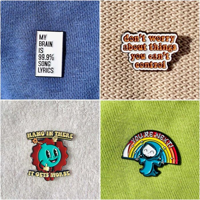 Цветни и забавни емайлирани значки(пинчета) за всеки стил