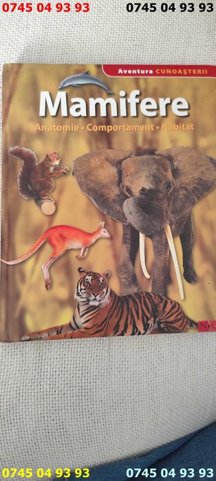 carte carti aventura cunoasterii mamifere cartonata