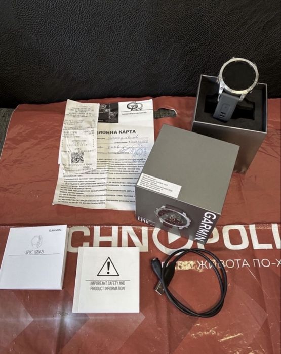 КАТО НОВ 47mm Garmin EPIX GEN 2 Гаранция Технополис 2026г. Black
