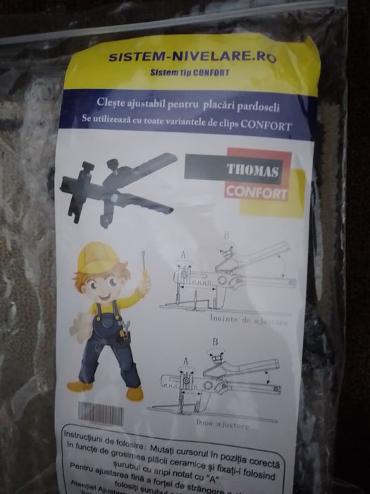 Clipsuri sistem nivelare gresie, faianta