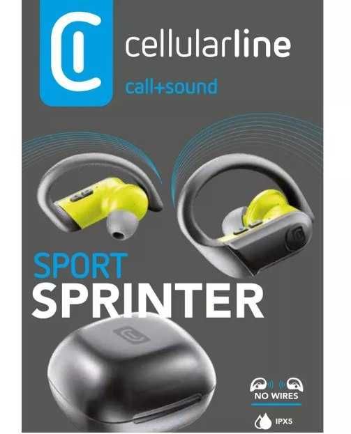 Cellularline - Sprinter Bluetooth 5.0 HiFi стерео слушалки с микрофон