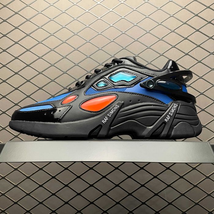 Raf Simons Cylon-21 sneakers, size 43–44, black, red, and other colors