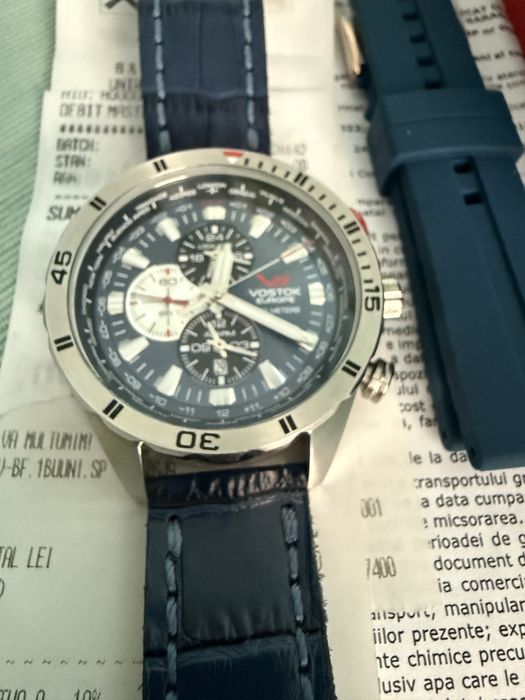 Ceas Vostok Almaz statia spatiala /+ curea rezerva /garantie