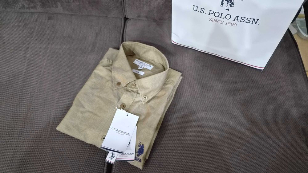 Camasa U.S. Polo ASSN. Slim NOU eticheta marime M