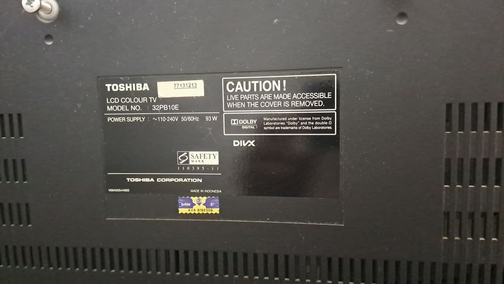 Продаётся Телевизор TOSHIBA 32