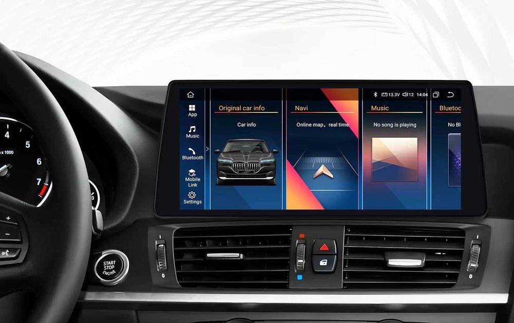 Мултимедия 10,25″ за BMW X3 X4 F25 F26 навигация CARPLAY DSP GPS