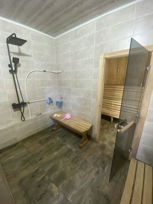 Семейная баня на дровах