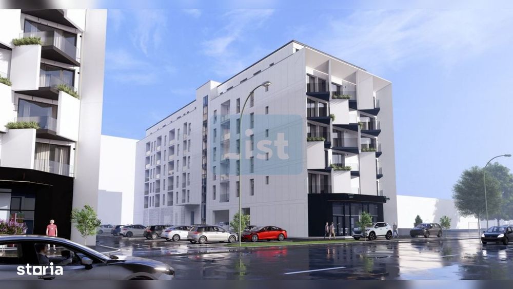 Apartament de vanzare in bloc nou, 3 camere, etaj 2, lift, comision 0%