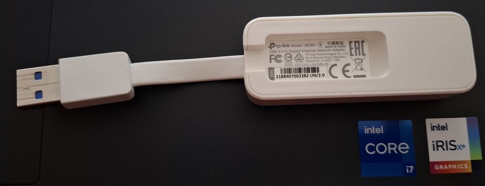 Adaptor Ethernet - USB 3.0 TP-LINK UE300, Gigabit, alb