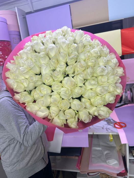 51 роза Голландские метр