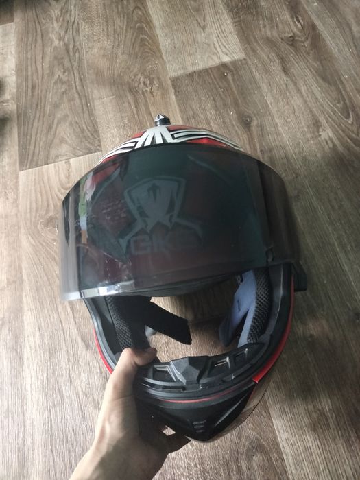 Мото шлем с гарнитурой XL